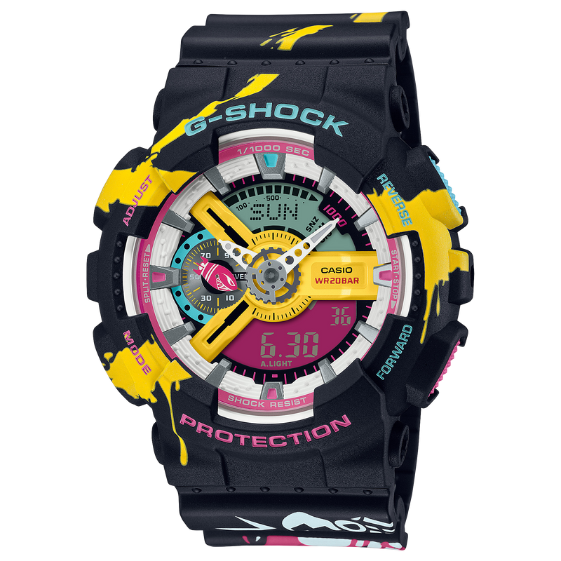 英雄联盟特别版 G-Shock GA110LL-1A 手表（带 Jinx 主题）