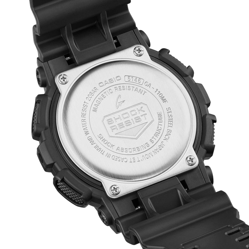 G-Shock Analog Digital Black Resin Band Watch GA110MF-1A