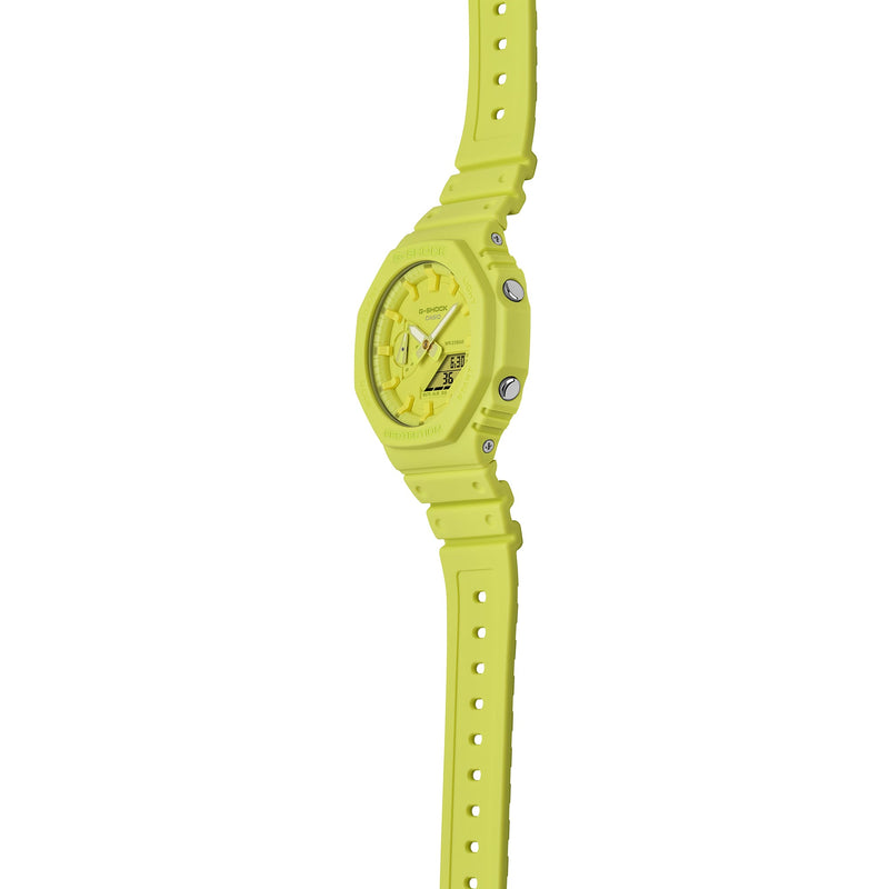 G-Shock Analog Digital DUO Gradation Yellow Resin Band Watch GA2100-9A9