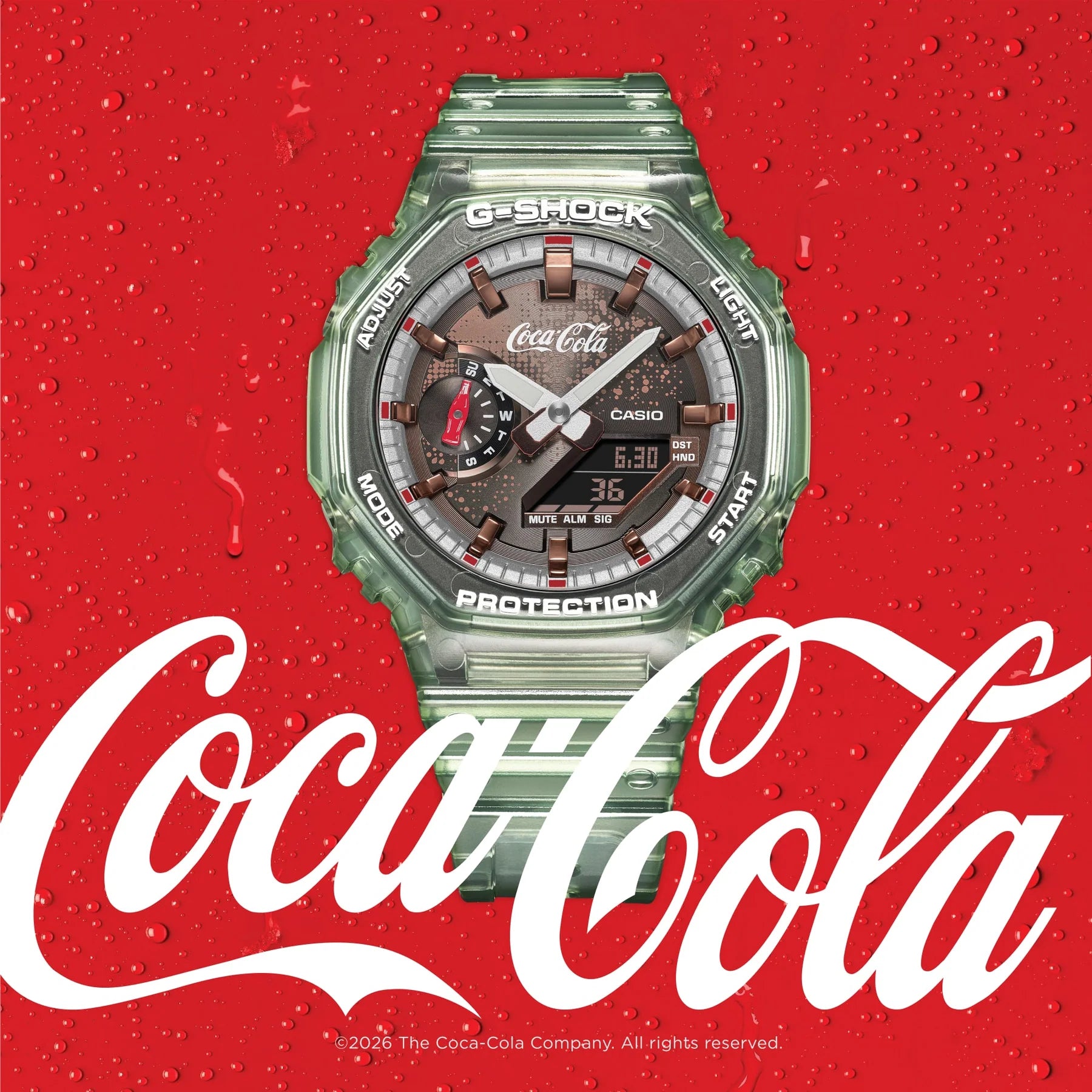 Casio G-Shock Coca-Cola Edition Men's Watch GA2100CC-3A