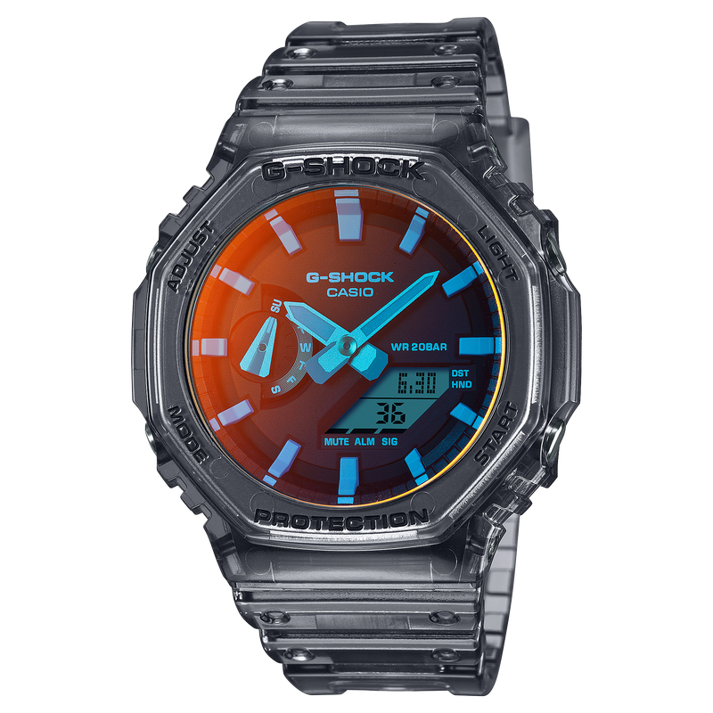 G-Shock Analog Digital Transparent Resin Band Watch GA2100TLS-8A