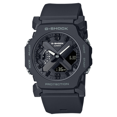 G-Shock 模拟数字黑色树脂表带手表 GA2300-1A