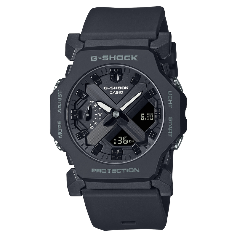 G-Shock 模拟数字黑色树脂表带手表 GA2300-1A