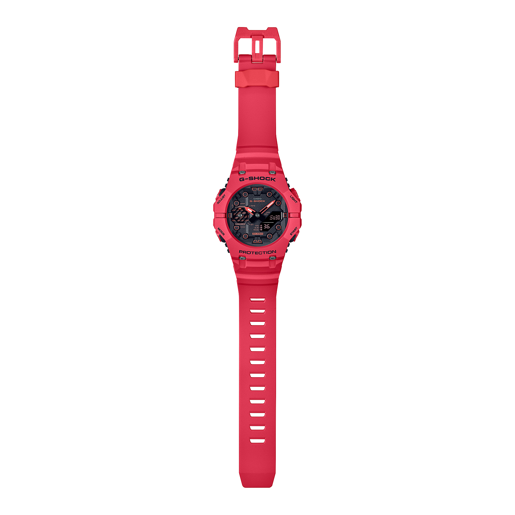 G-Shock Analog Digital Red Resin Band Watch GAB001-4A