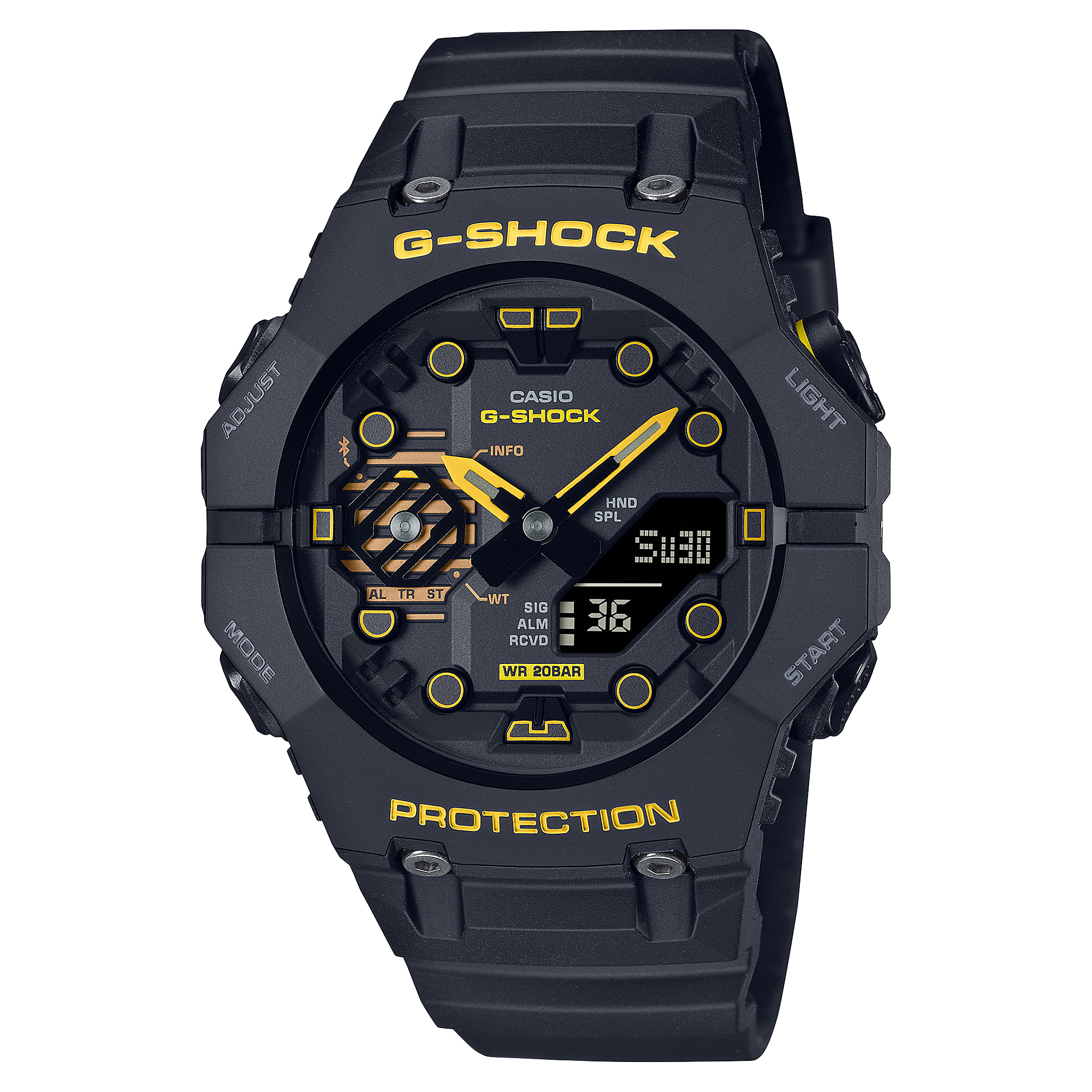 G-Shock Analog Digital Black Resin Band Watch GAB001CY-1A
