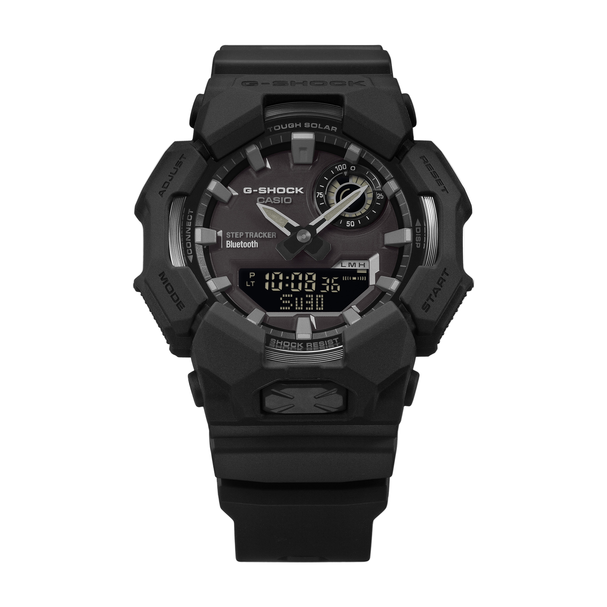 G-Shock Duo Analog Digital Black Resin Band Watch GAB010-1A1
