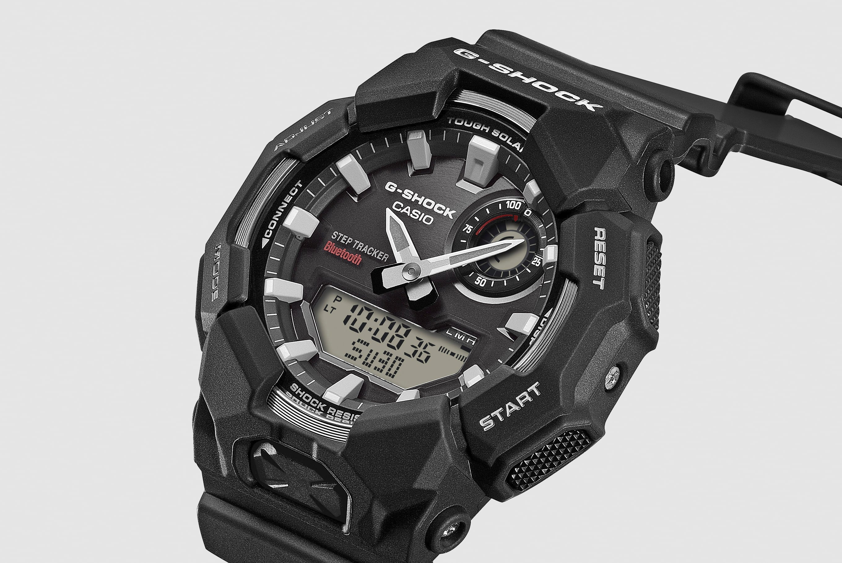 G-Shock Duo Analog Digital Black Resin Band Watch GAB010-1A