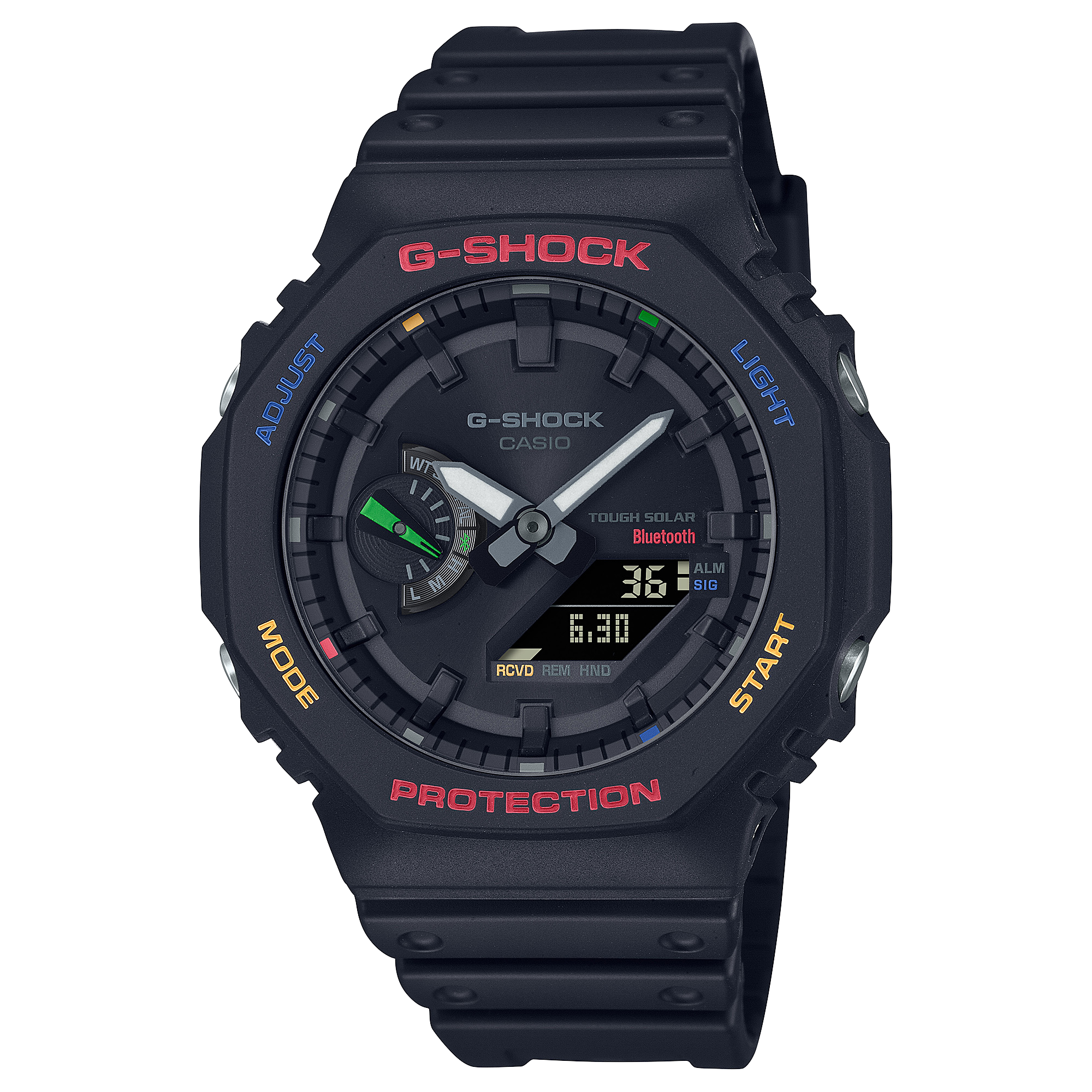 G-Shock Analog Digital DUO Black Resin Band Watch GAB2100FC-1A