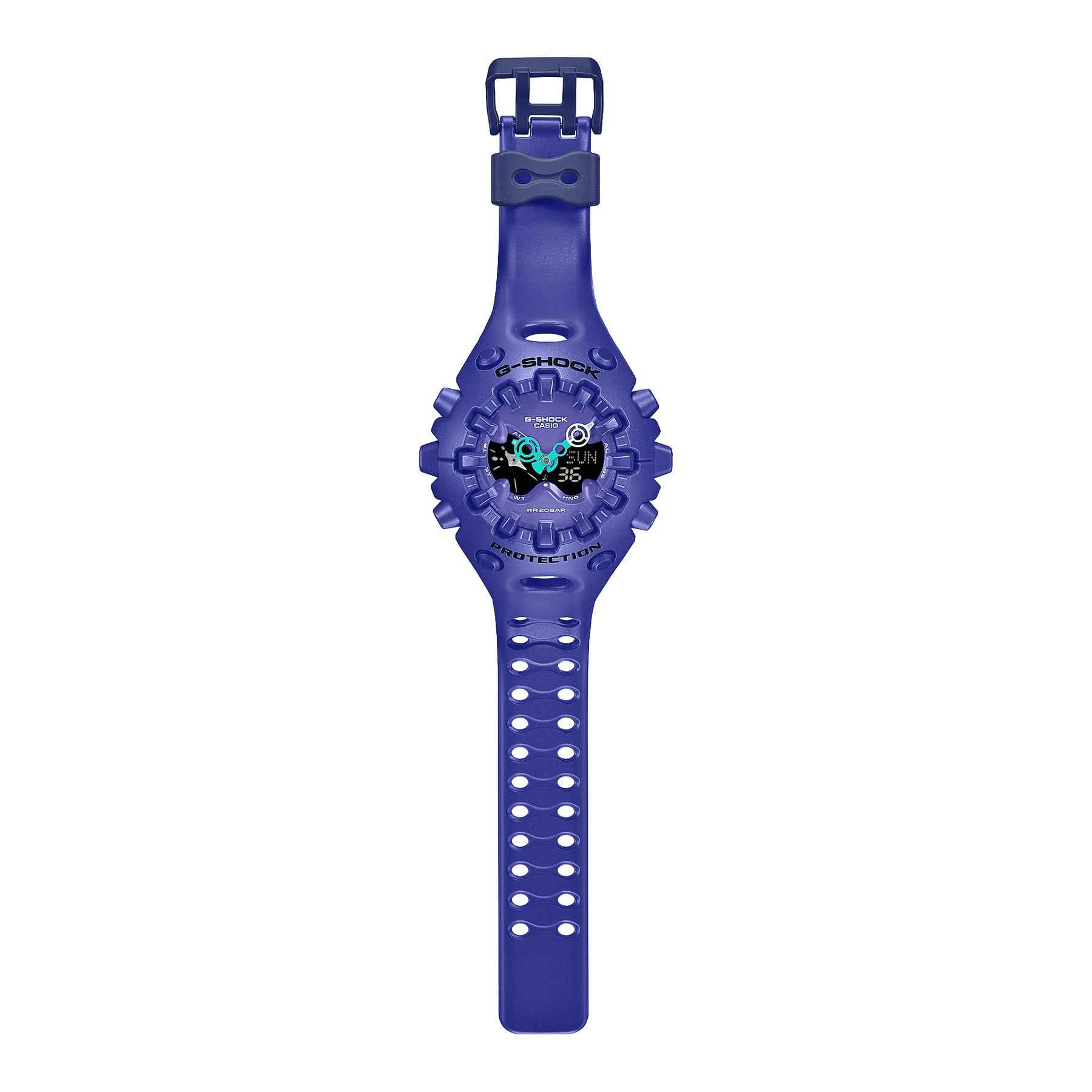 G-Shock Ultimate Toughness Purple Watch GAV01-2A with bold design and durable build by G-SHOCK.