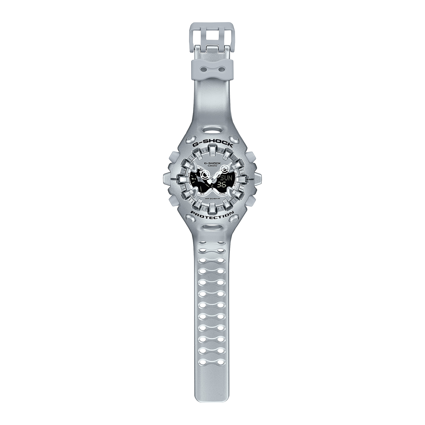 G-Shock Ultimate Toughness Silver Watch GAV01A-8A with bold design and durable build from G-SHOCK.