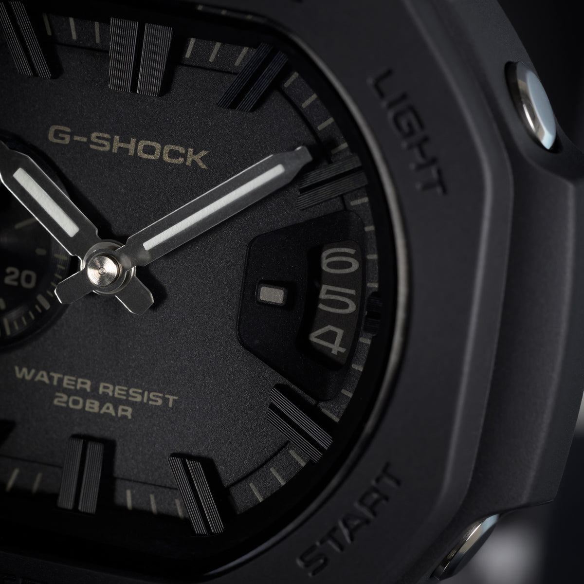 G-Shock 2500 Series Black GAC2500-1A analogue watch, lifestyle image