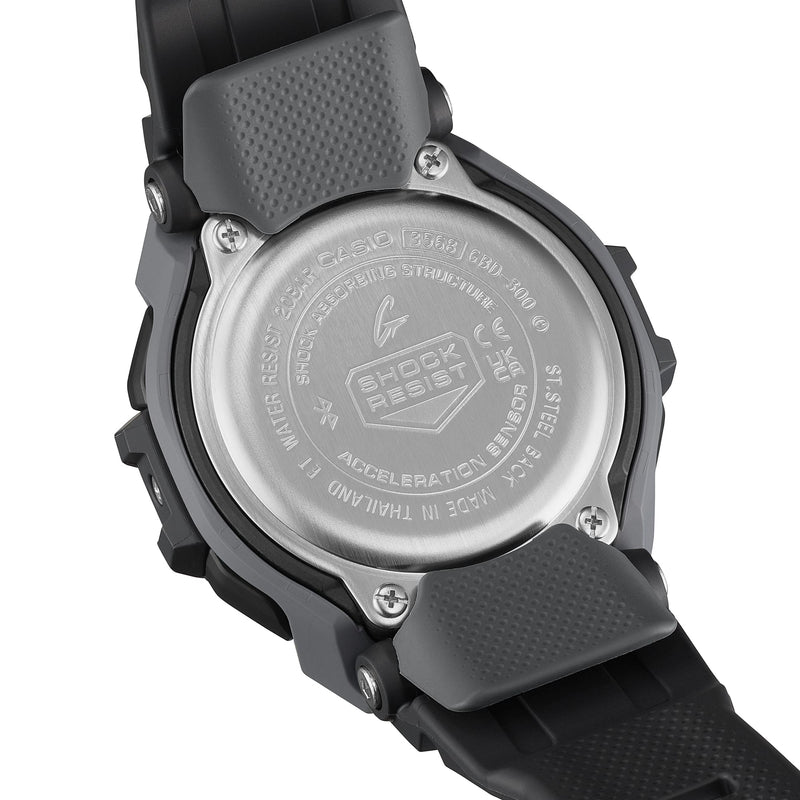 G-Shock G- Squad Black Resin Band Watch GBD300-1D