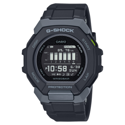 G-Shock G- Squad Black Resin Band Watch GBD300-1D