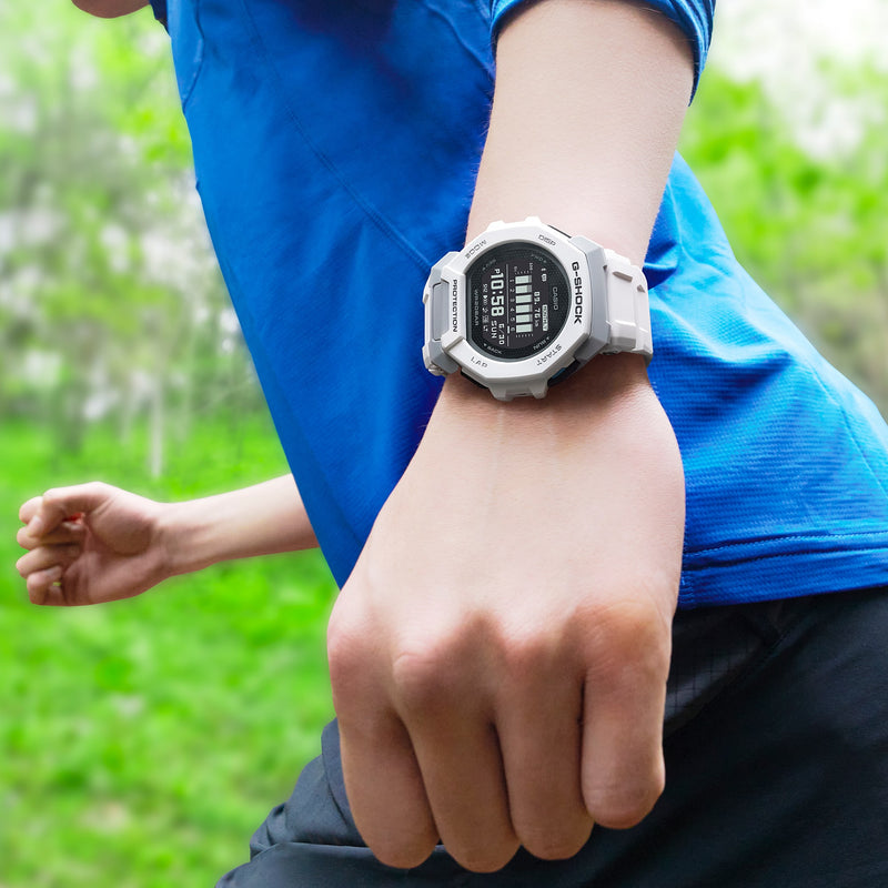 G-Shock G-Squad White Resin Band Watch GBD300-7D