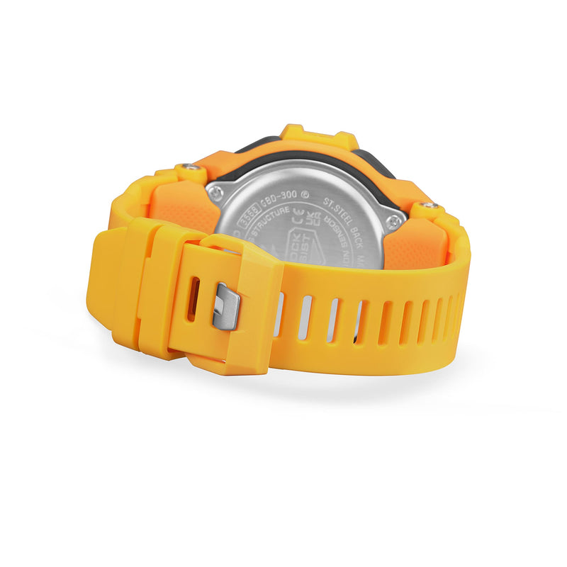 G-Shock G-Squad Yellow Resin Band Watch GBD300-9D