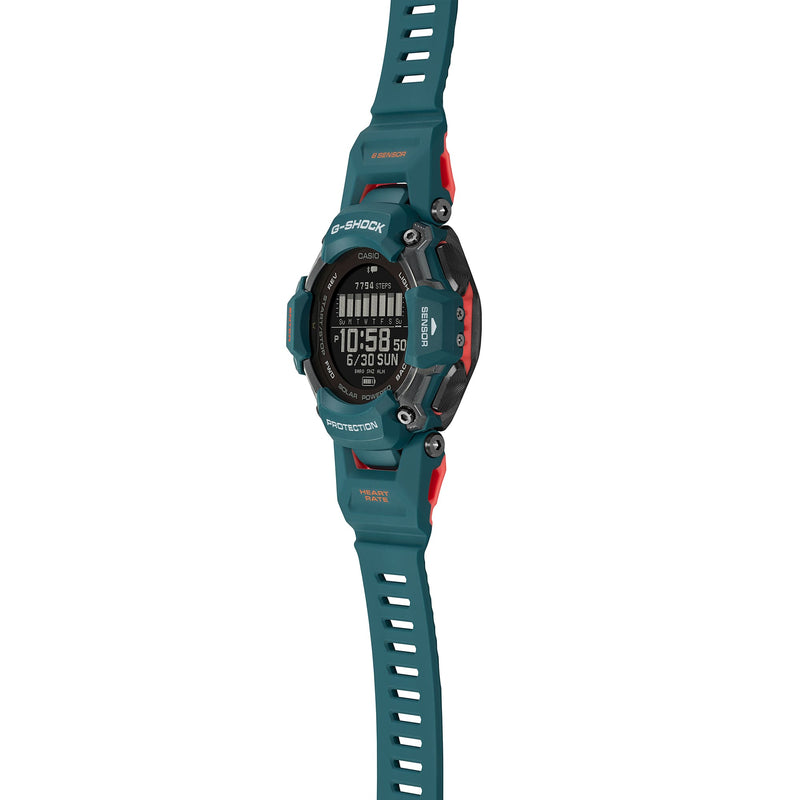 G-Shock 智能心率蓝色树脂表带手表 GBDH2000-2D