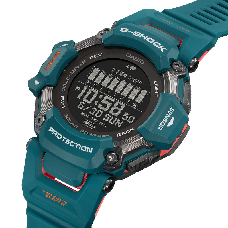 G-Shock 智能心率蓝色树脂表带手表 GBDH2000-2D