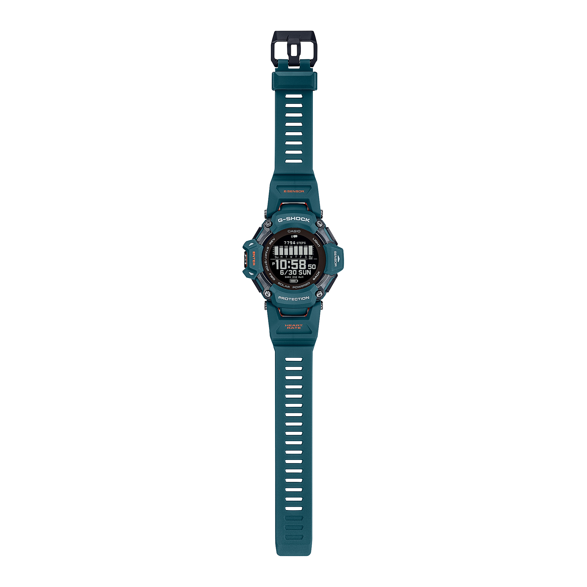 G-Shock Smart Heart Rate Blue Resin Strap Watch GBDH2000-2D