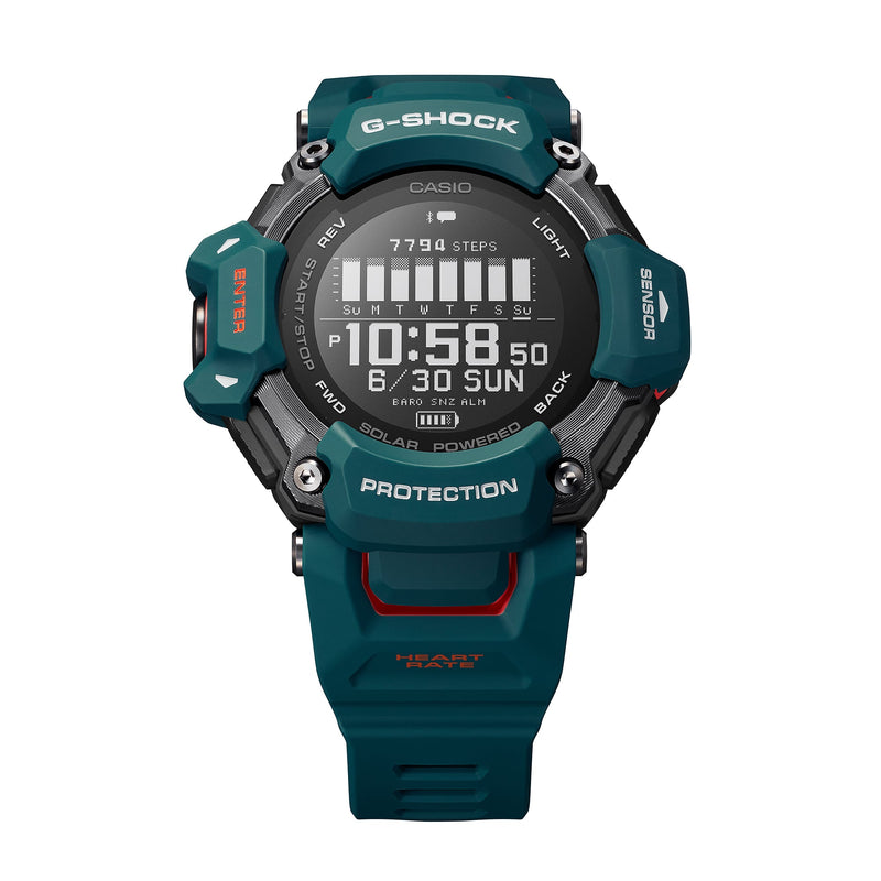 G-Shock 智能心率蓝色树脂表带手表 GBDH2000-2D