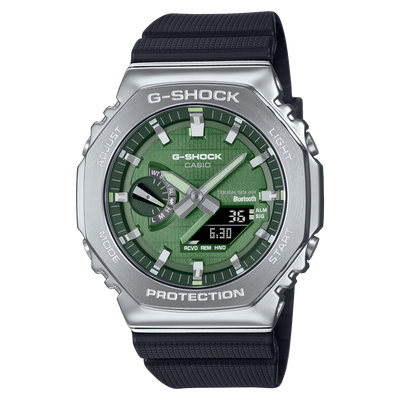 G-Shock 太阳能黑色树脂表带手表 GBM2100A-1A3