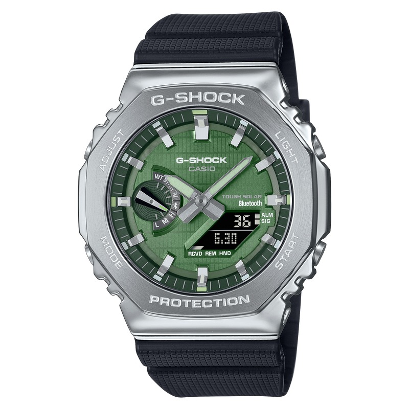 G-Shock 太阳能黑色树脂表带手表 GBM2100A-1A3