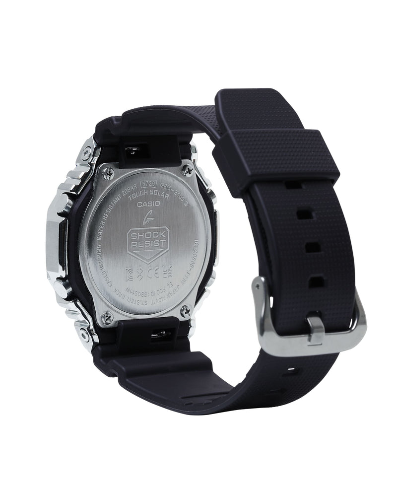 G-Shock 太阳能黑色树脂表带手表 GBM2100A-1A3