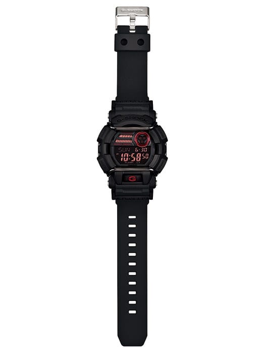 G-Shock 数字保护黑色树脂表带手表 GD400-1D