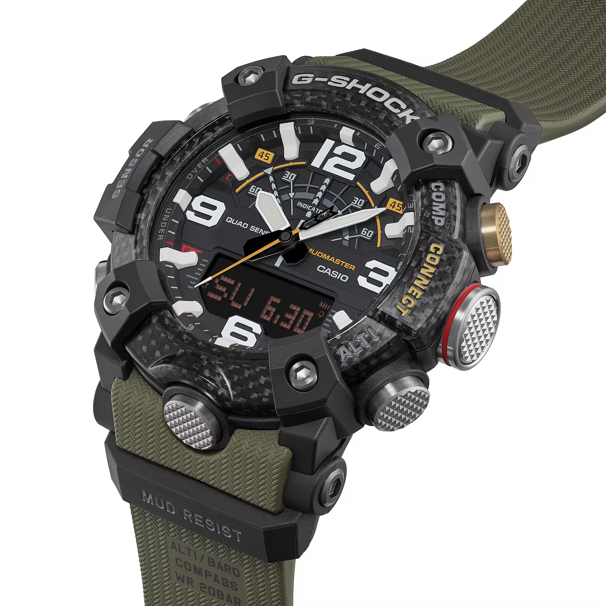 G-Shock Master Of G Mudmaster Green Rubber Band Watch GGB100X-1A3