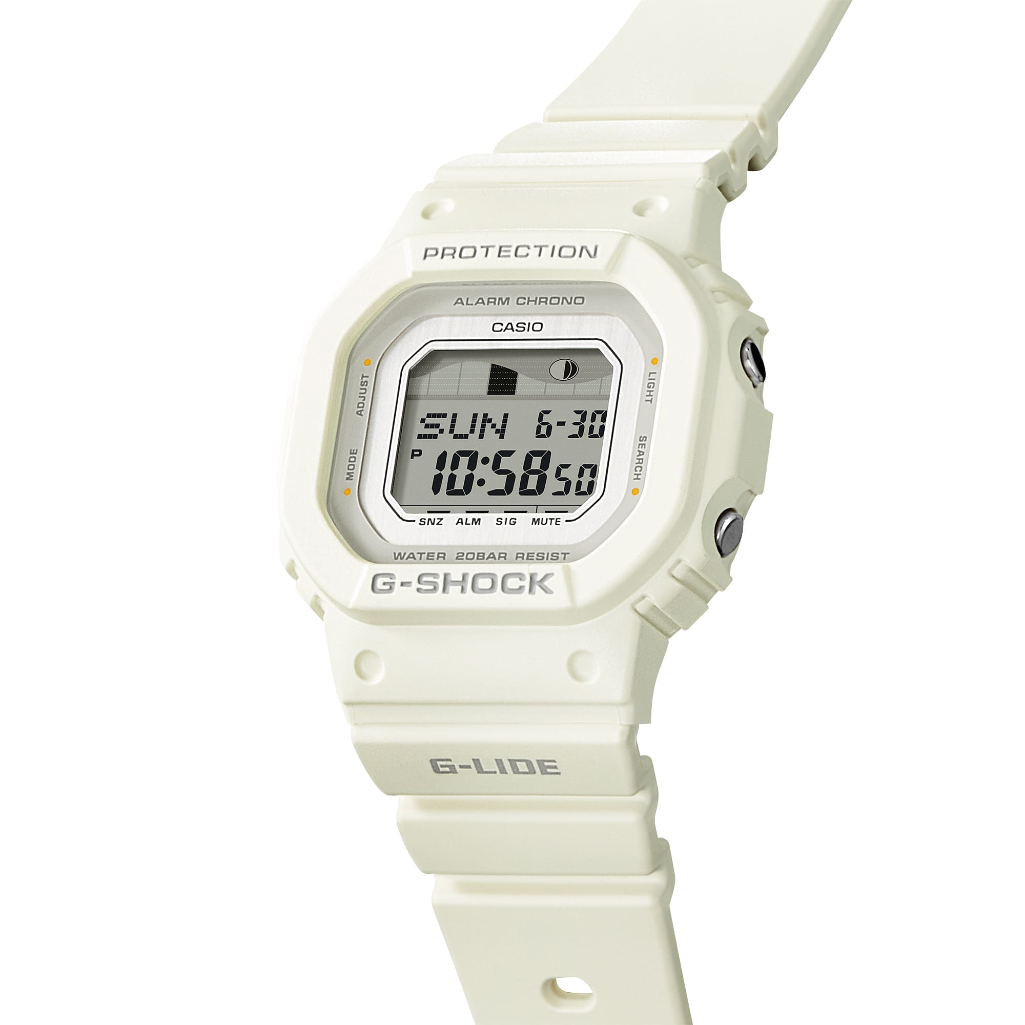 G-Shock G-LIDE White Resin Band Watch GLXS5600-7B