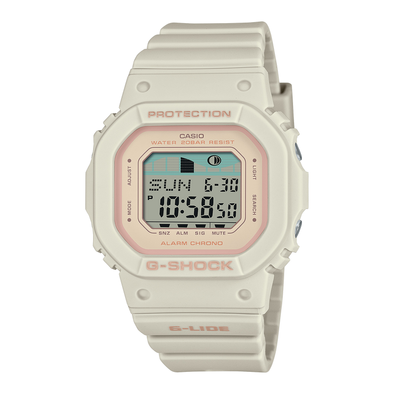 G Shock G LIDE GLX 5600 Series White Resin Watch GLX S5600 7D