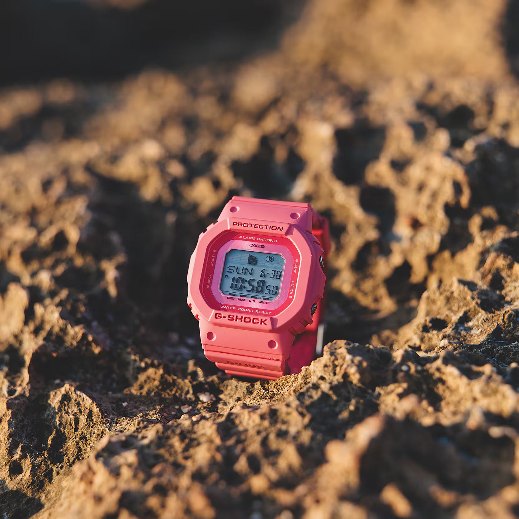 G-Shock G-lide Pink Resin Band Watch GLXS5610-4D