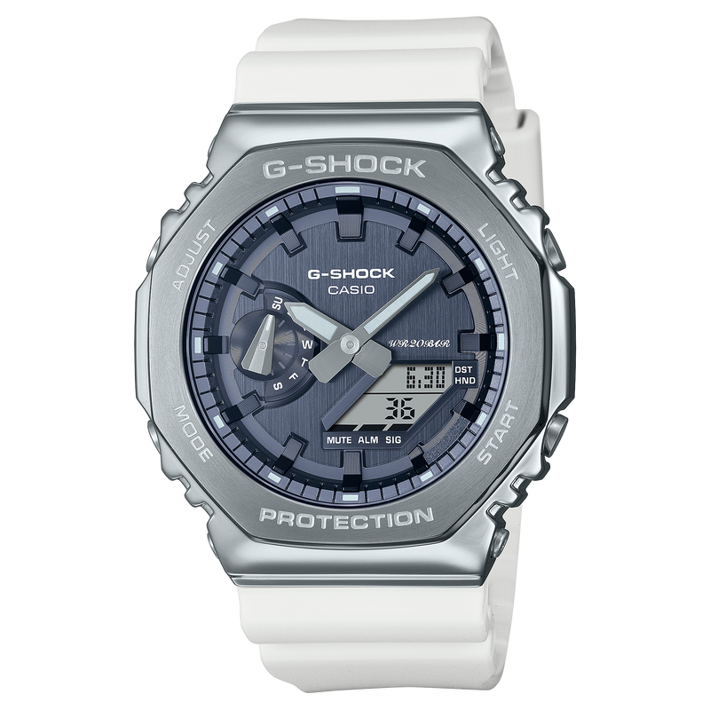 G-Shock Analog Digital DUO Winter Sparkle White Resin Band Watch GM2100WS-7A