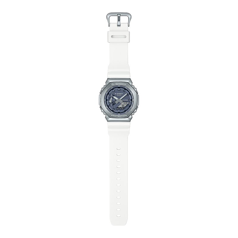 G-Shock Analog Digital DUO Winter Sparkle White Resin Band Watch GM2100WS-7A