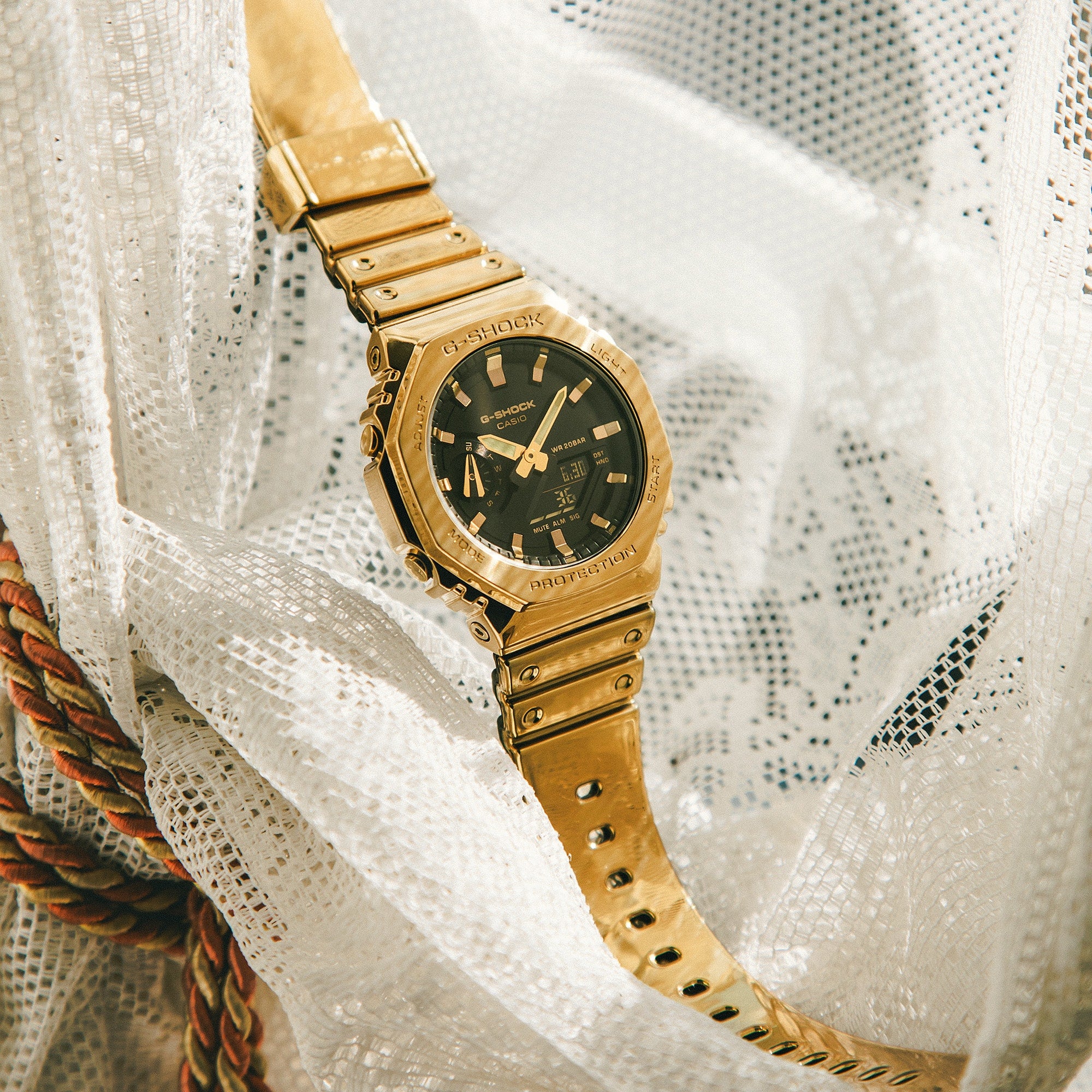 G-Shock GM2100YMG-9A Fine Metallic Series in Gold