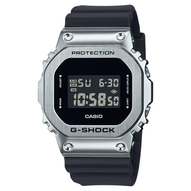 G-Shock Digital Metal Black Resin Band Watch GM5600U-1D