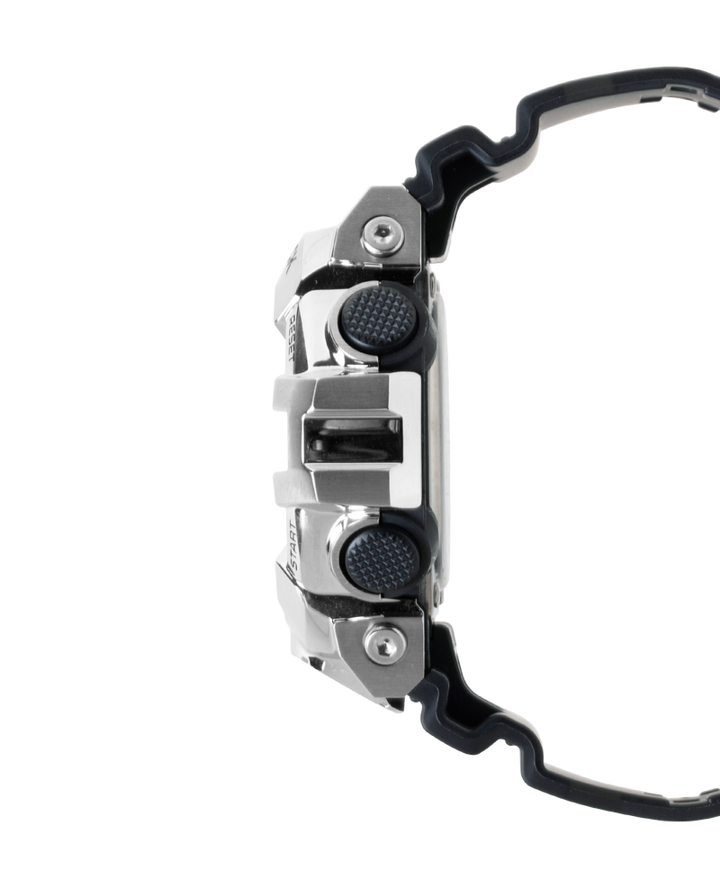 G-Shock G-Steel Silver Dial Black Resin Band Watch GM700-1A