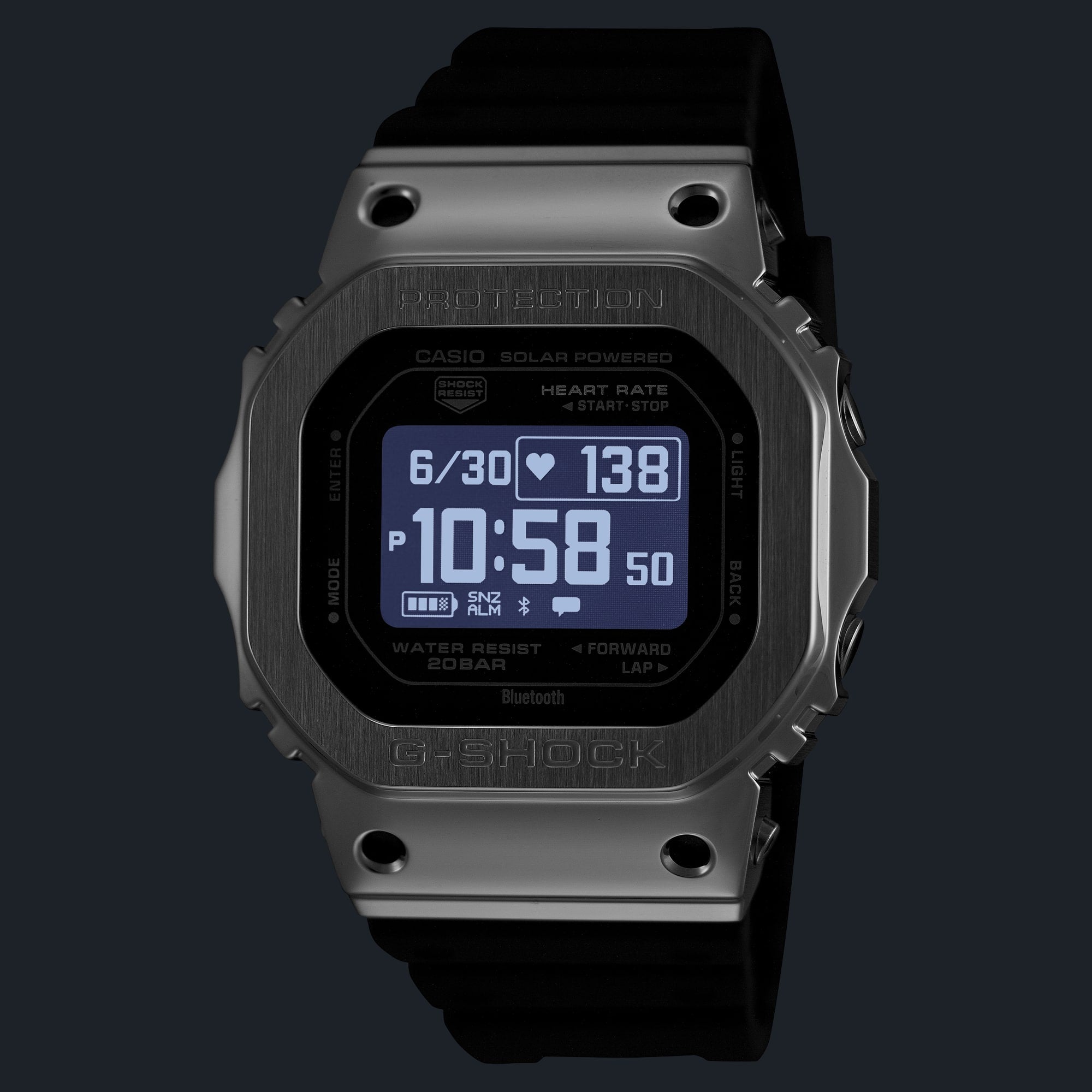 G-Shock G-SQUAD Gold Men's Solar Digital Watch GMH5600-9D
