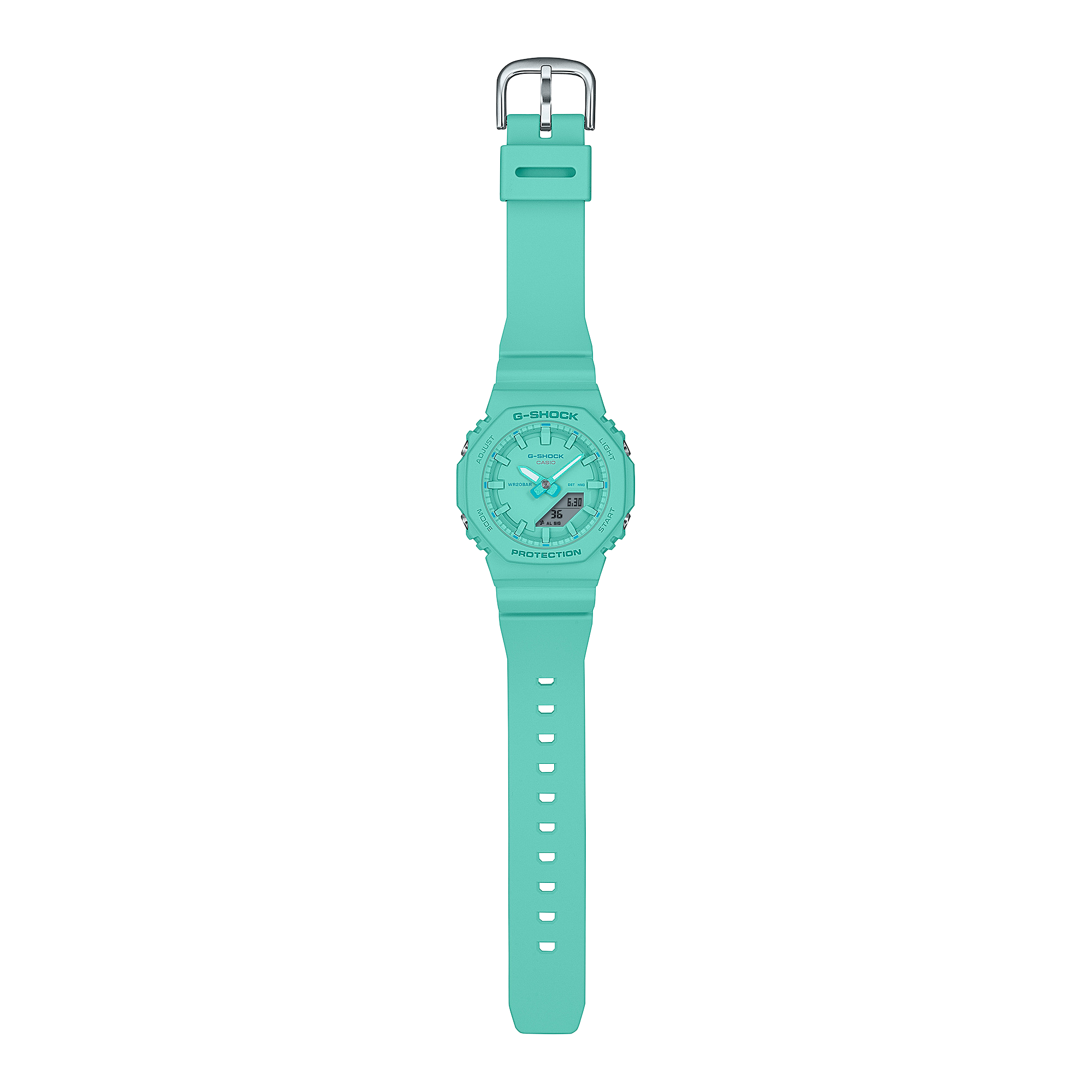 G-Shock Turquoise Resin Band Turquoise Dial Watch GMAP2100-2A