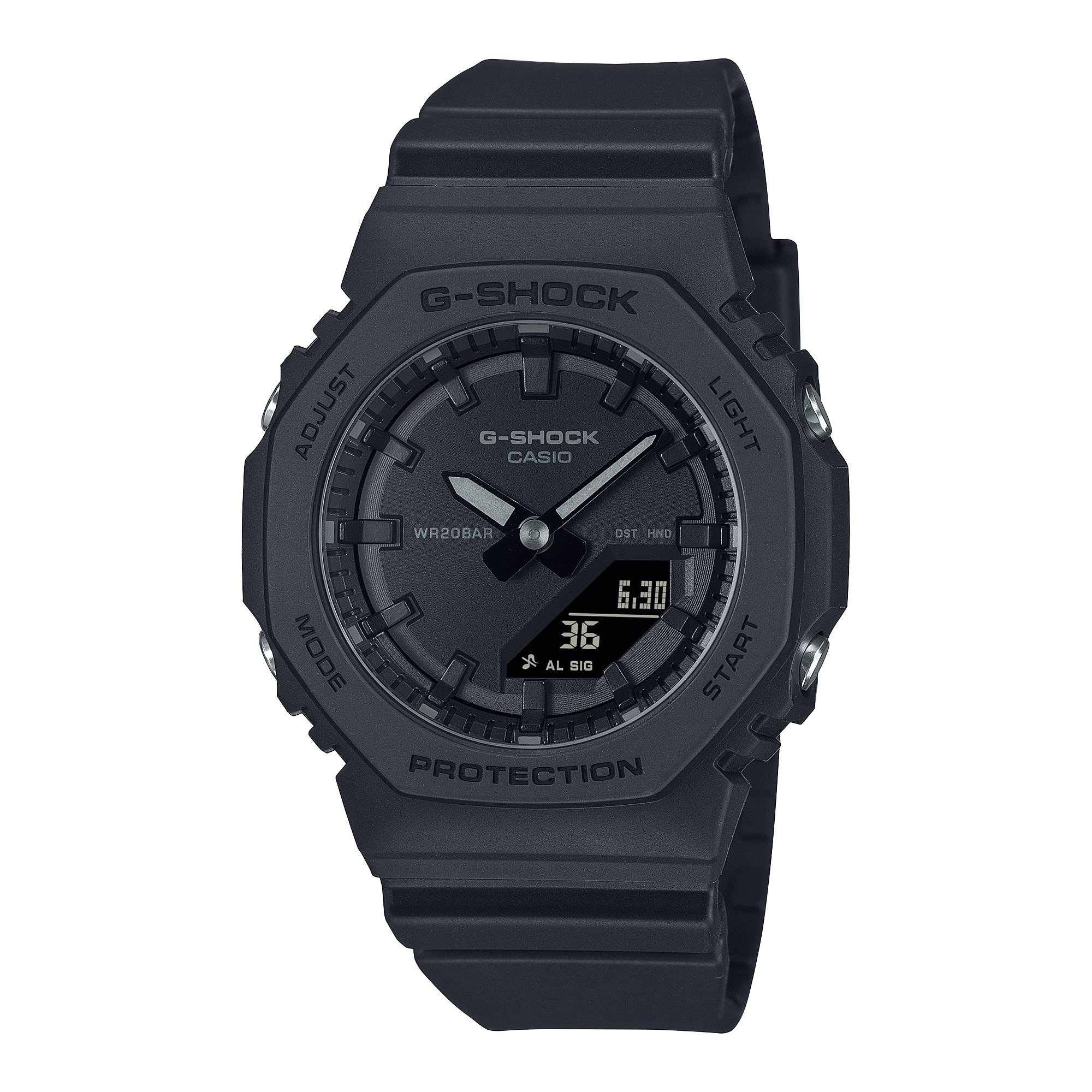 G-Shock Slim CasiOak Digital Black Watch GMAP2100BB-1A