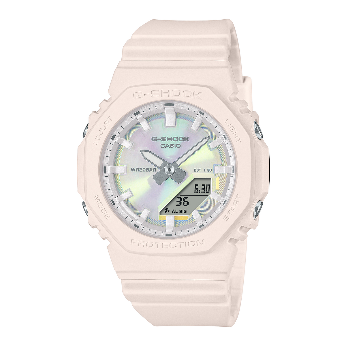 G-Shock Analog Digital Pink Resin Band Watch GMAP2100PC-4A