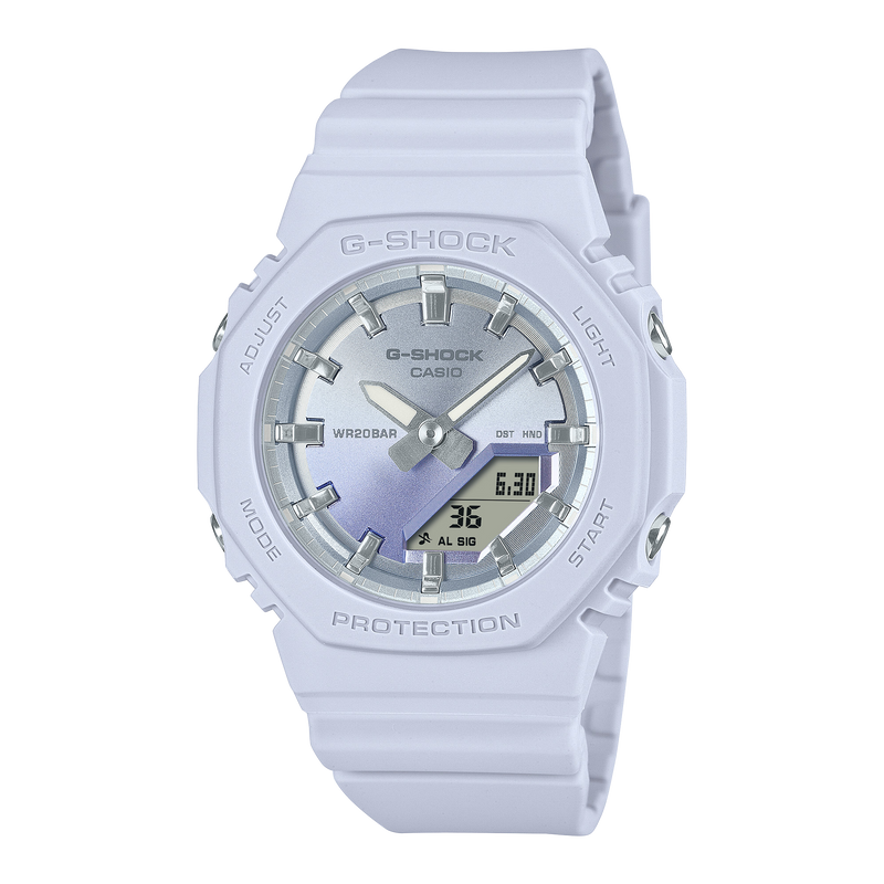 G-Shock 模拟数字白色树脂表带手表 GMAP2100SG-2A