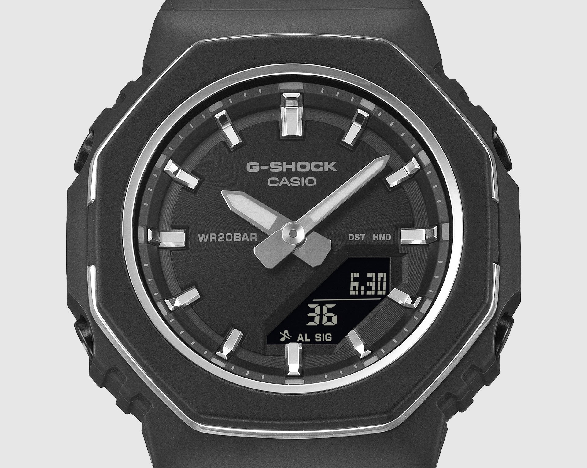 G-Shock GMAP2110B compact case profile detail