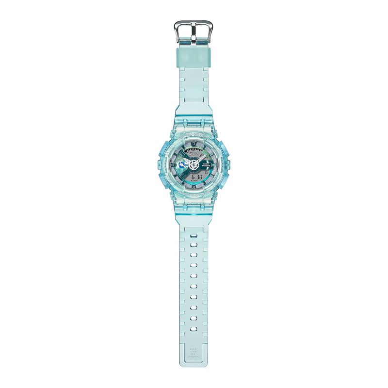 G-Shock Analog Digital Mid DUO Virtual World Resin Band Watch GMAS110VW-2A