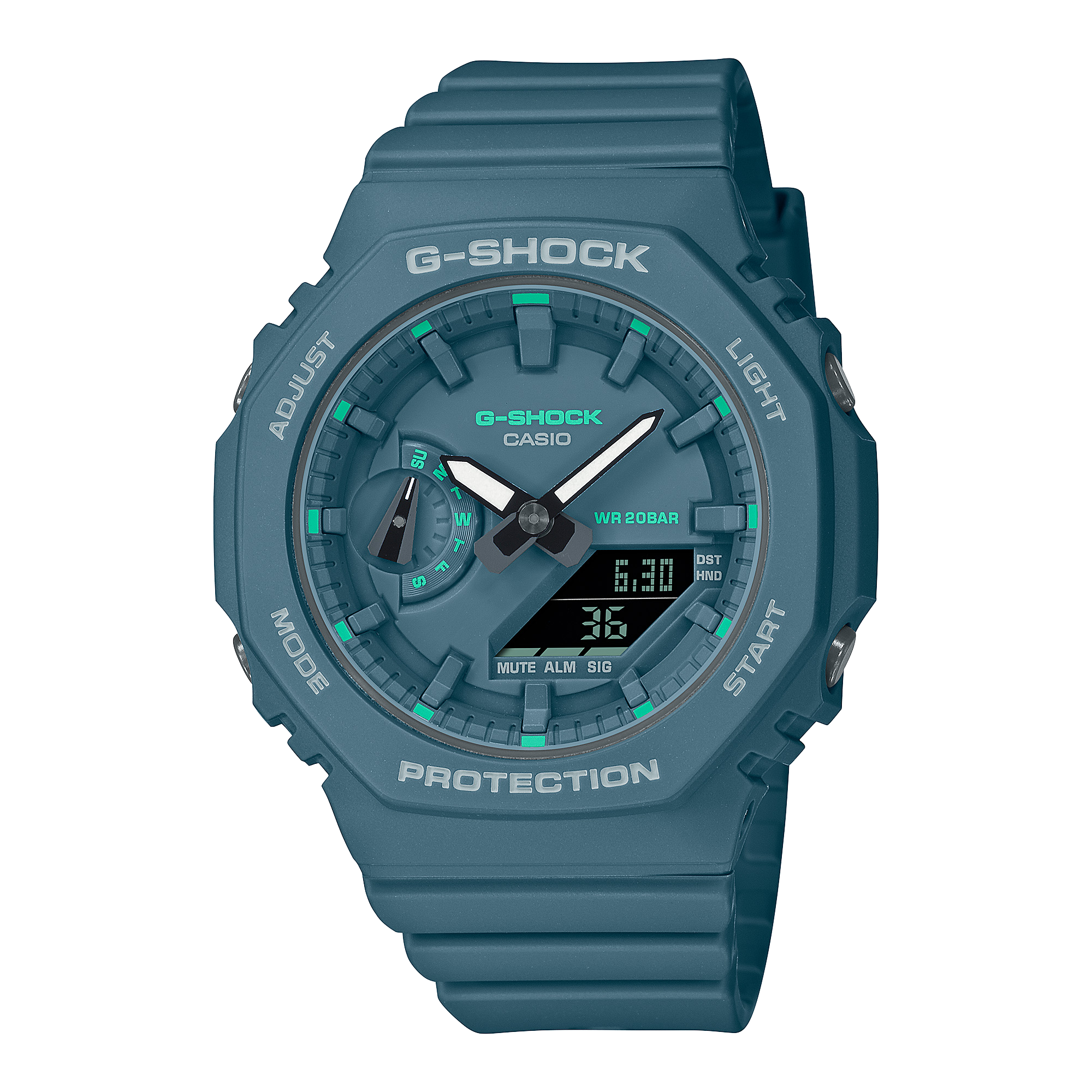 G-Shock Analog Digital Resin Band Watch GMAS2100GA-3A