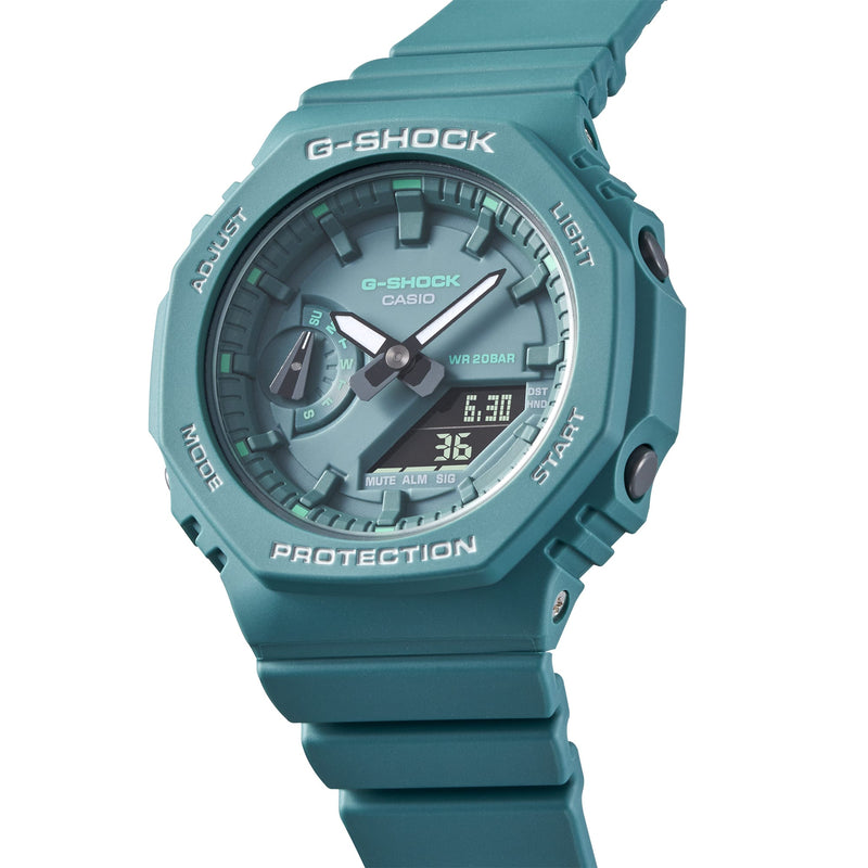 G-Shock 模拟数字树脂表带手表 GMAS2100GA-3A