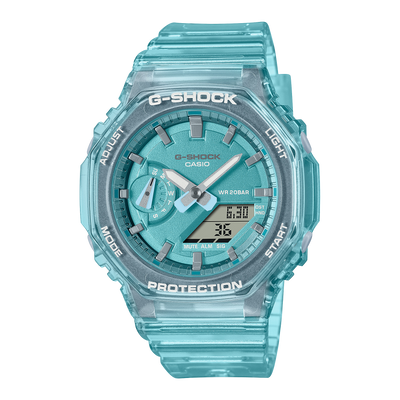 G-Shock 模拟数字树脂表带手表 GMAS2100SK-2A