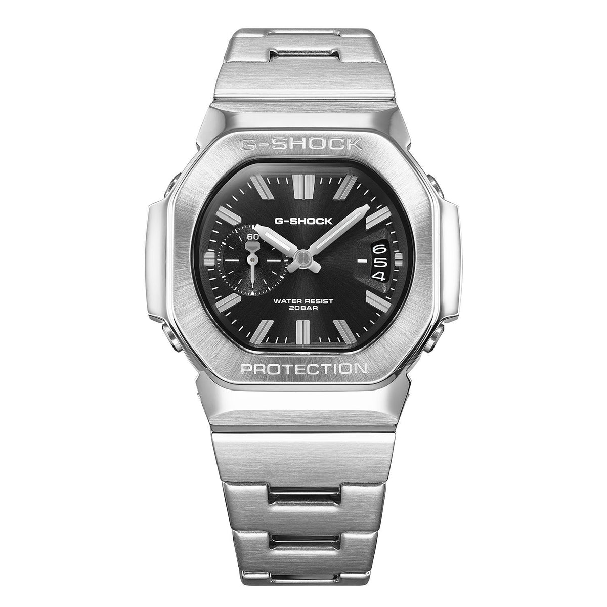 G-Shock 2500 Series Black GMC2500D-1A analogue watch, front view