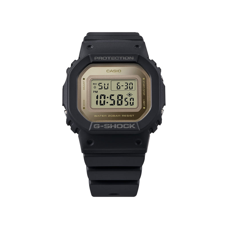 G-Shock 数字棕色表盘黑色树脂表带手表 GMD-S5600-1D