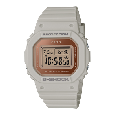 G-Shock White Resin Band Womens Watch GMDS5600-8D