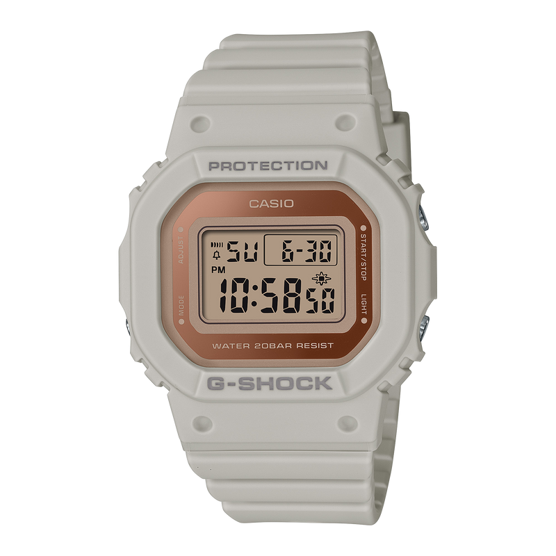 G-Shock White Resin Band Womens Watch GMDS5600-8D